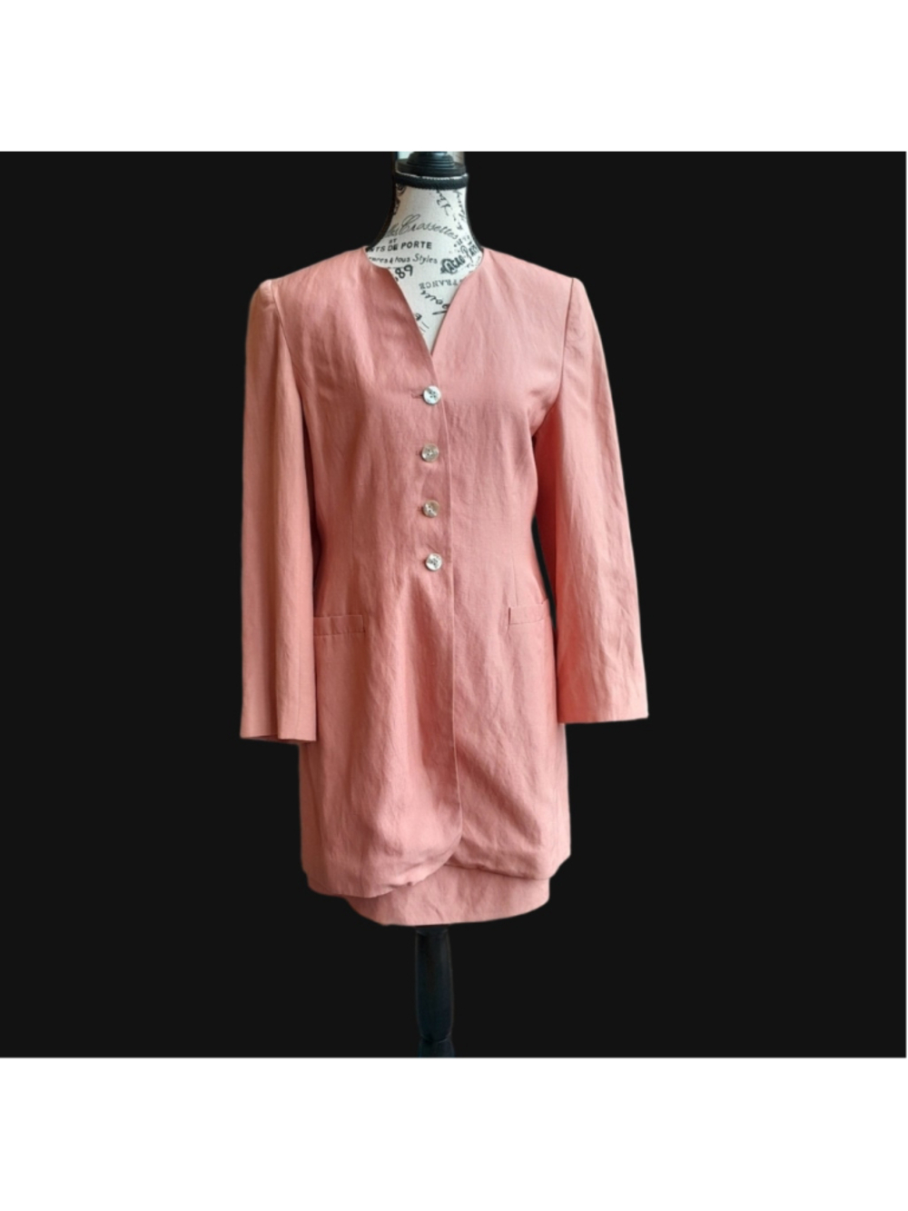 Laura Ashley Pink Button-Up Blazer